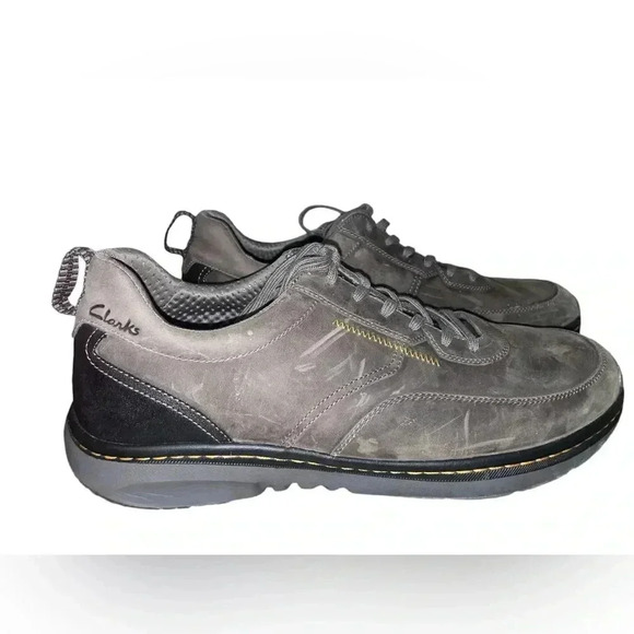 Clarks PRO Lace Sneaker Grey Size 13 - Picture 3 of 6